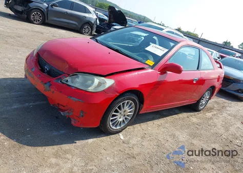 2005 Honda Civic Ex из США, поврежденный, VIN 1HGEM21915L024821
